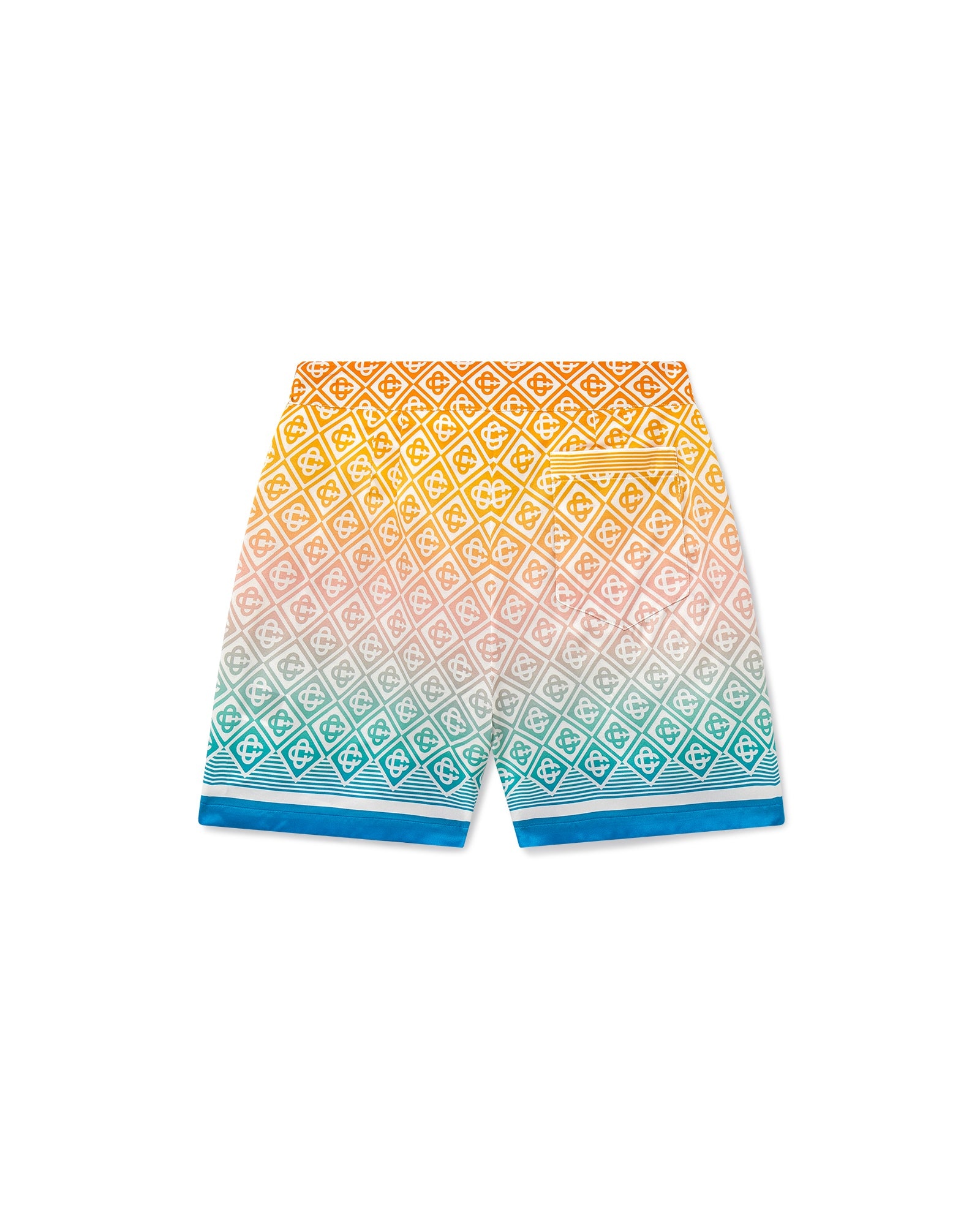 Gradient Monogram Silk Tailored Shorts - 6