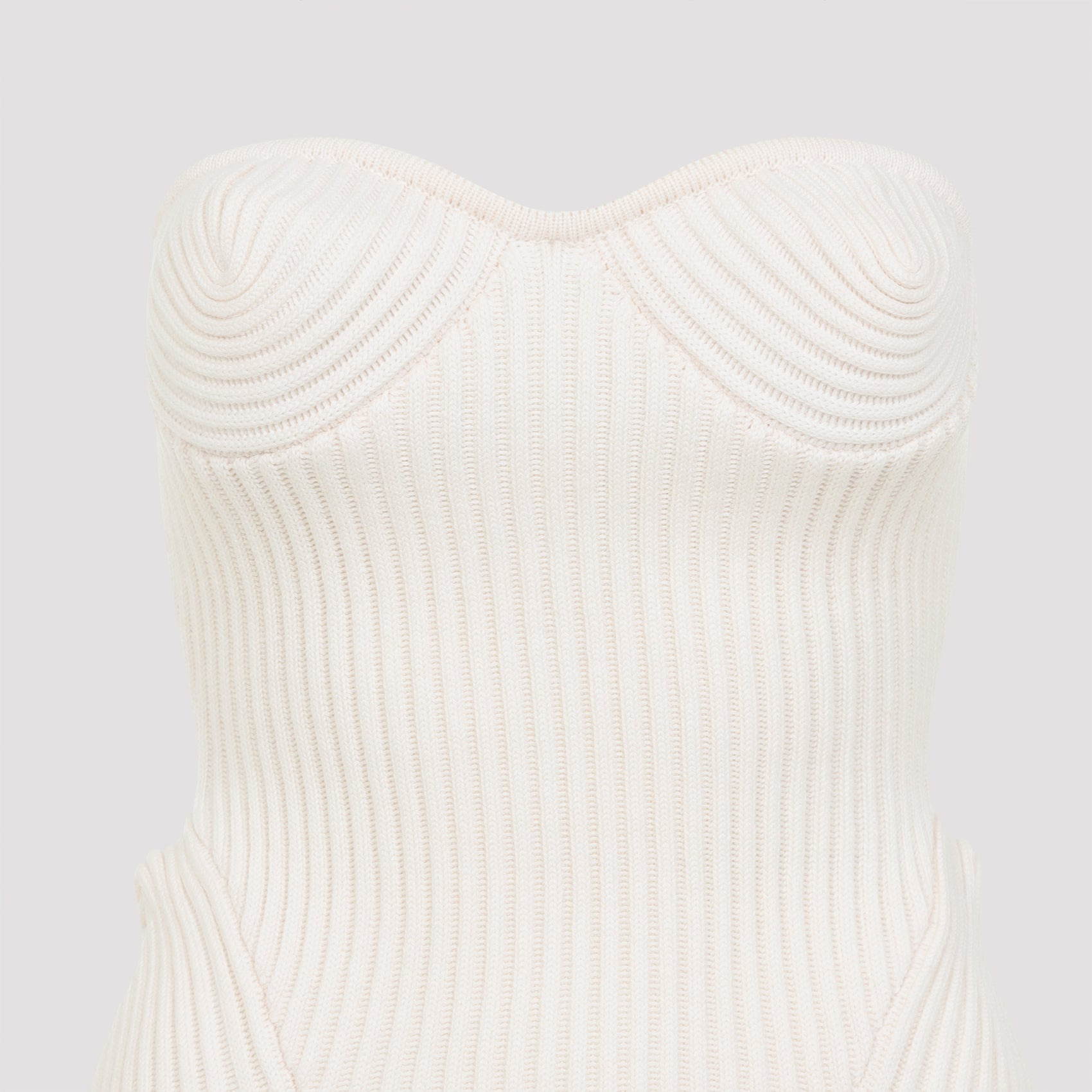 Jean Paul Gaultier Merino Wool Ribbed Stretch Corset Women - 3