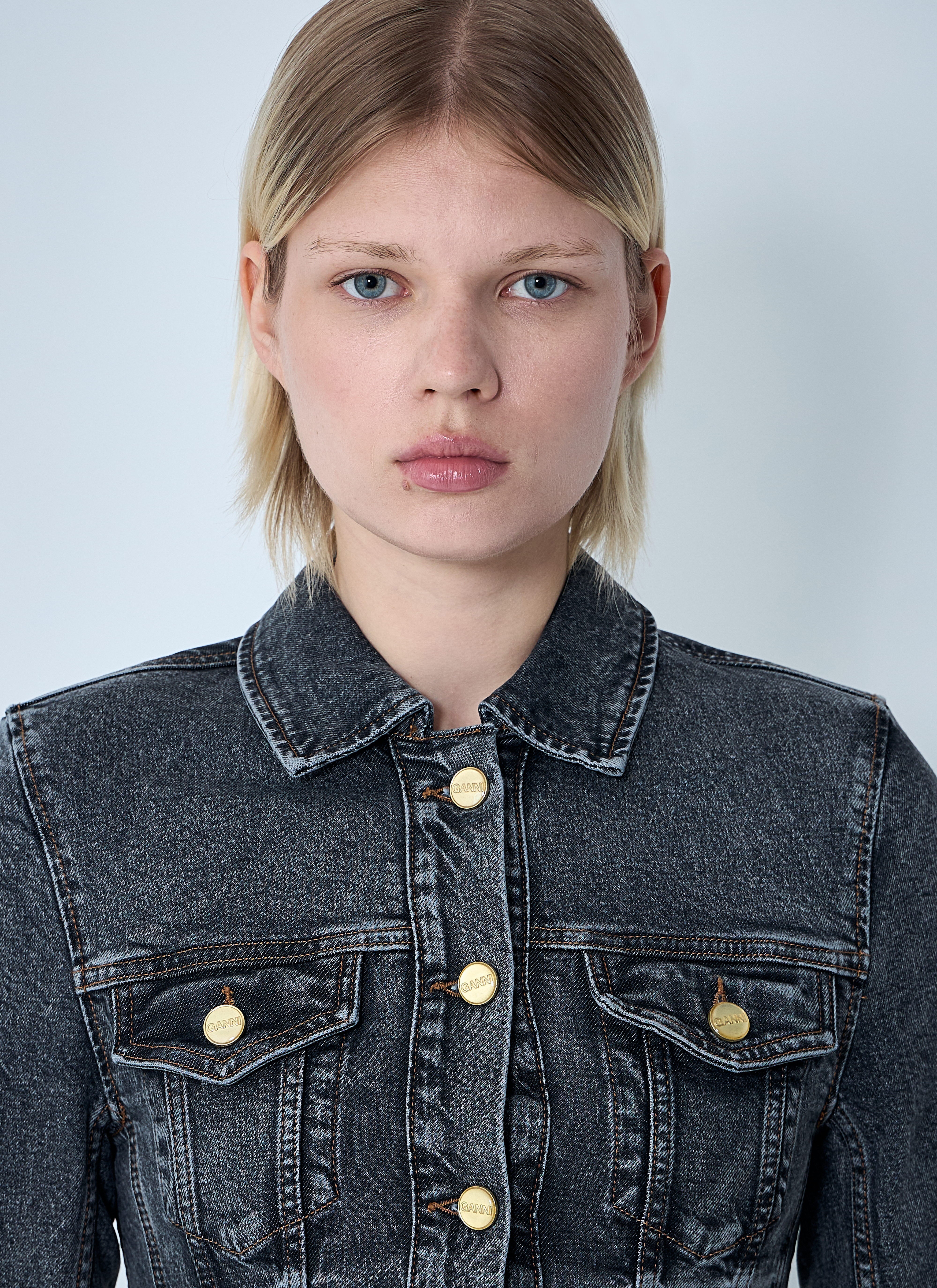 Stretch Denim Jacket - 5