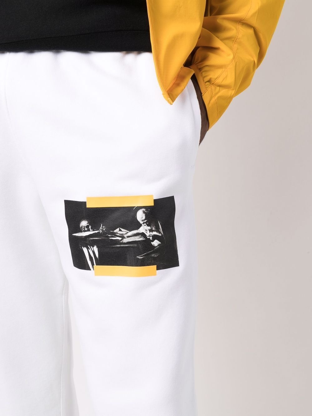 Caravaggio painting slim track pants - 5