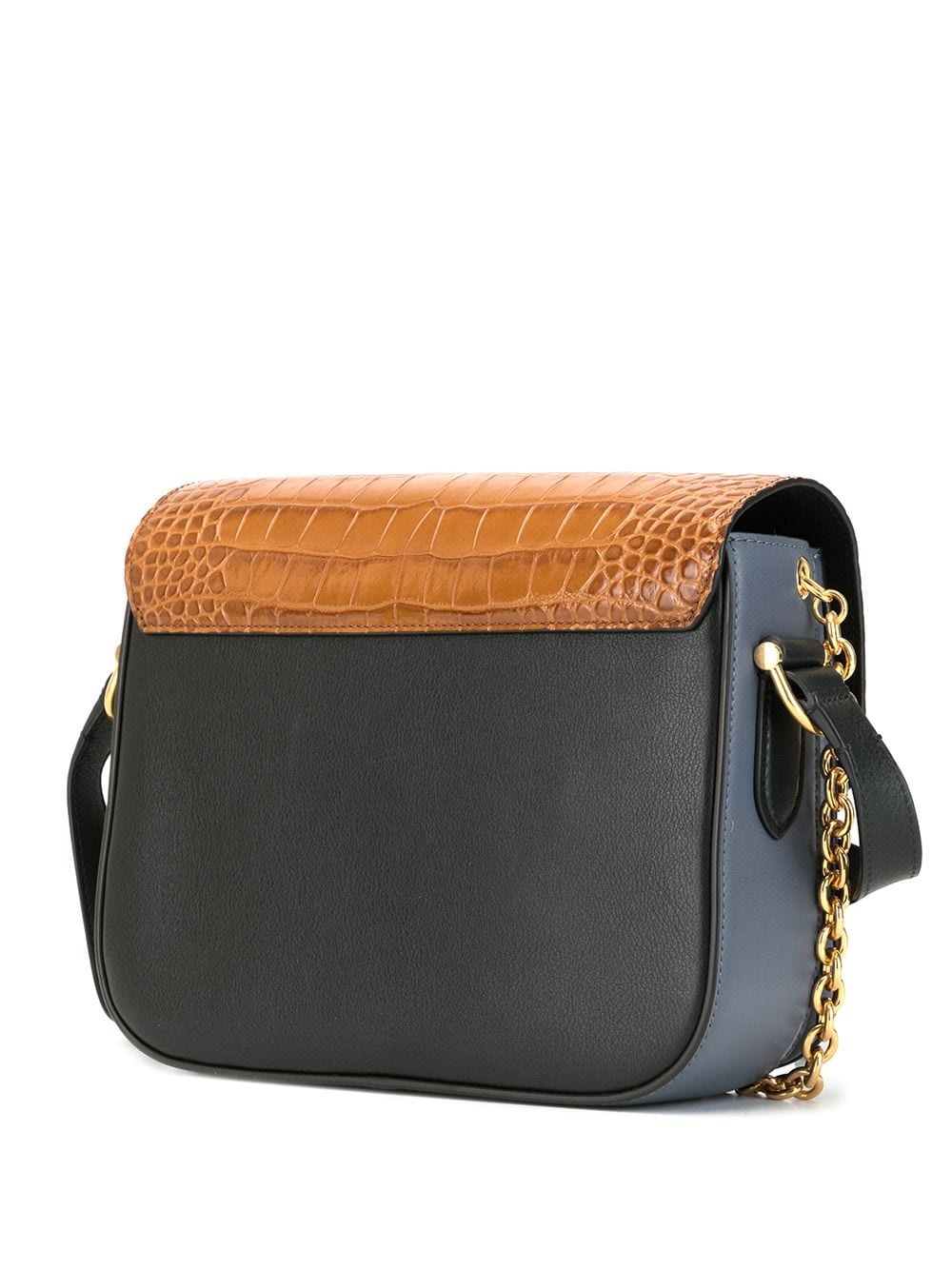 Keeley croc-effect satchel  - 3