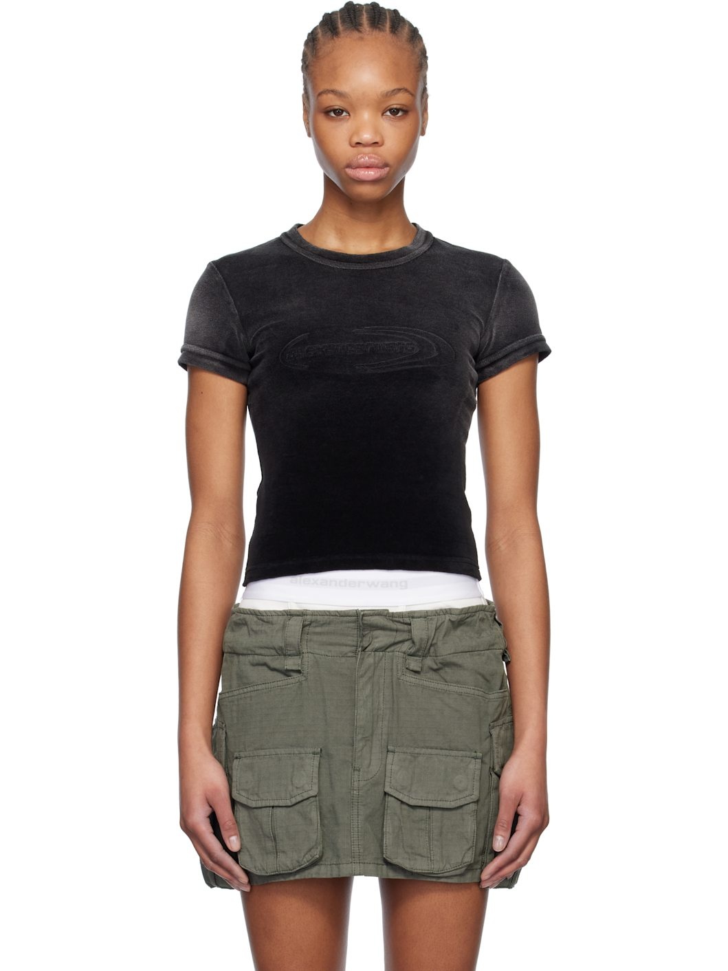 Black Faded Baby T-shirt - 1