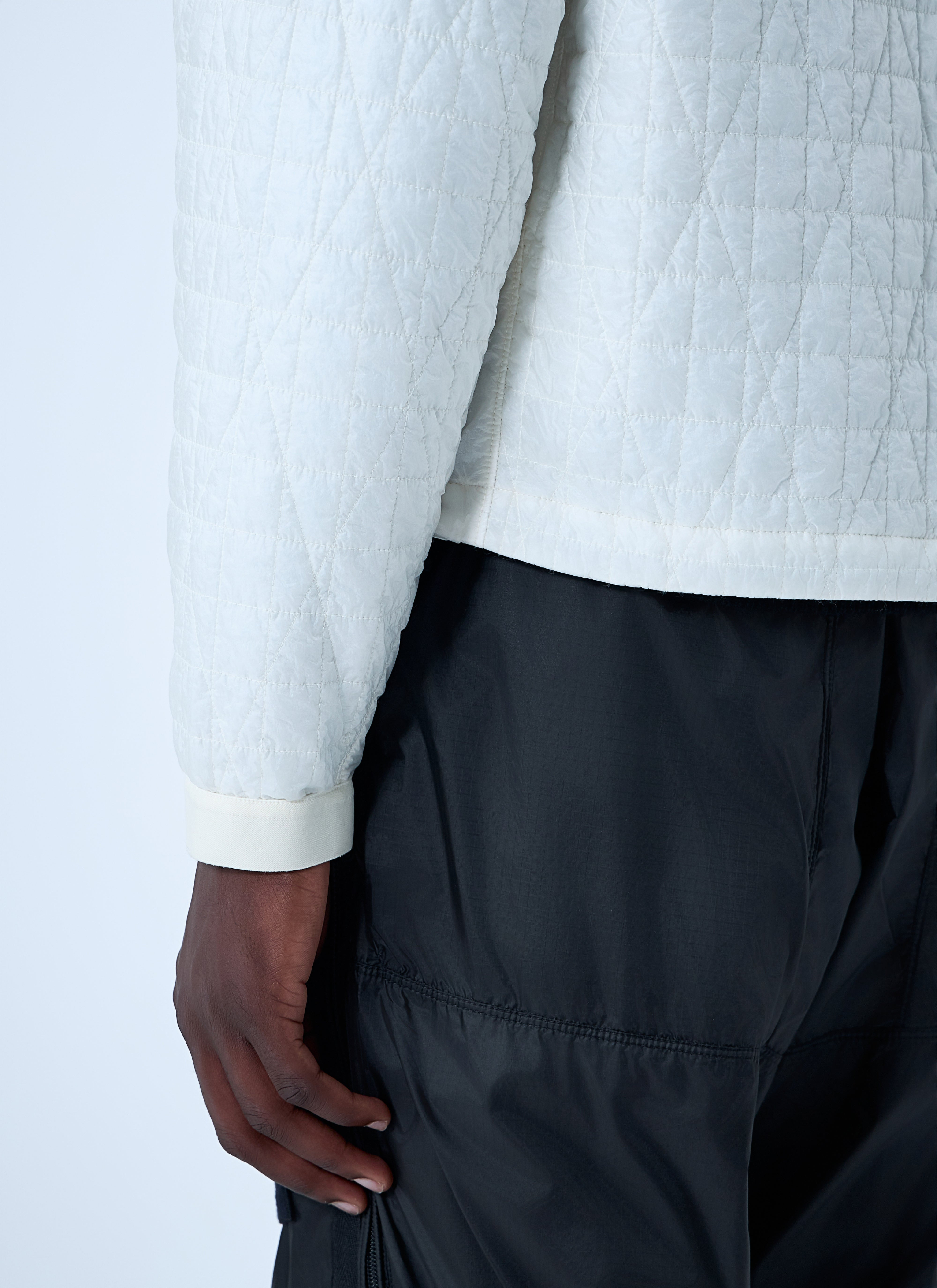 Stone Island Men Padded Logo Motif Hooded Jacket - 6
