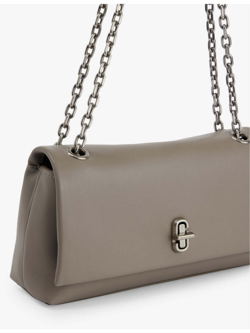 The Dual leather wallet on chain - 3