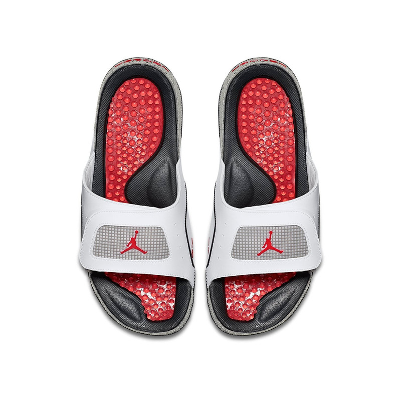 Jordan Air Jordan Hydro 4 Retro White Red Slippers 532225-104 outlook