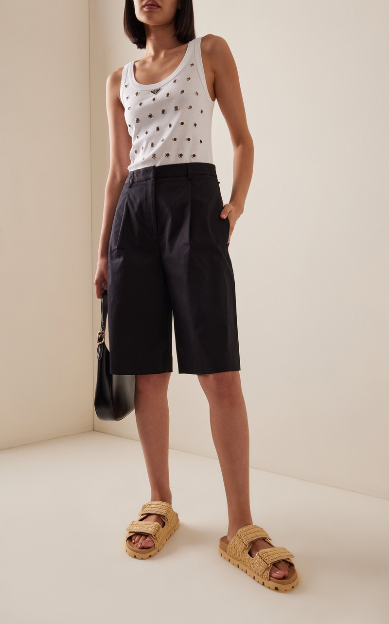 Woven Raffia Sandals tan 2