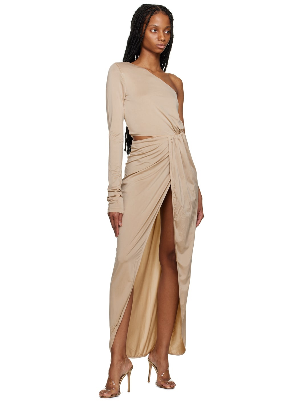 Beige Suani Maxi Dress - 4