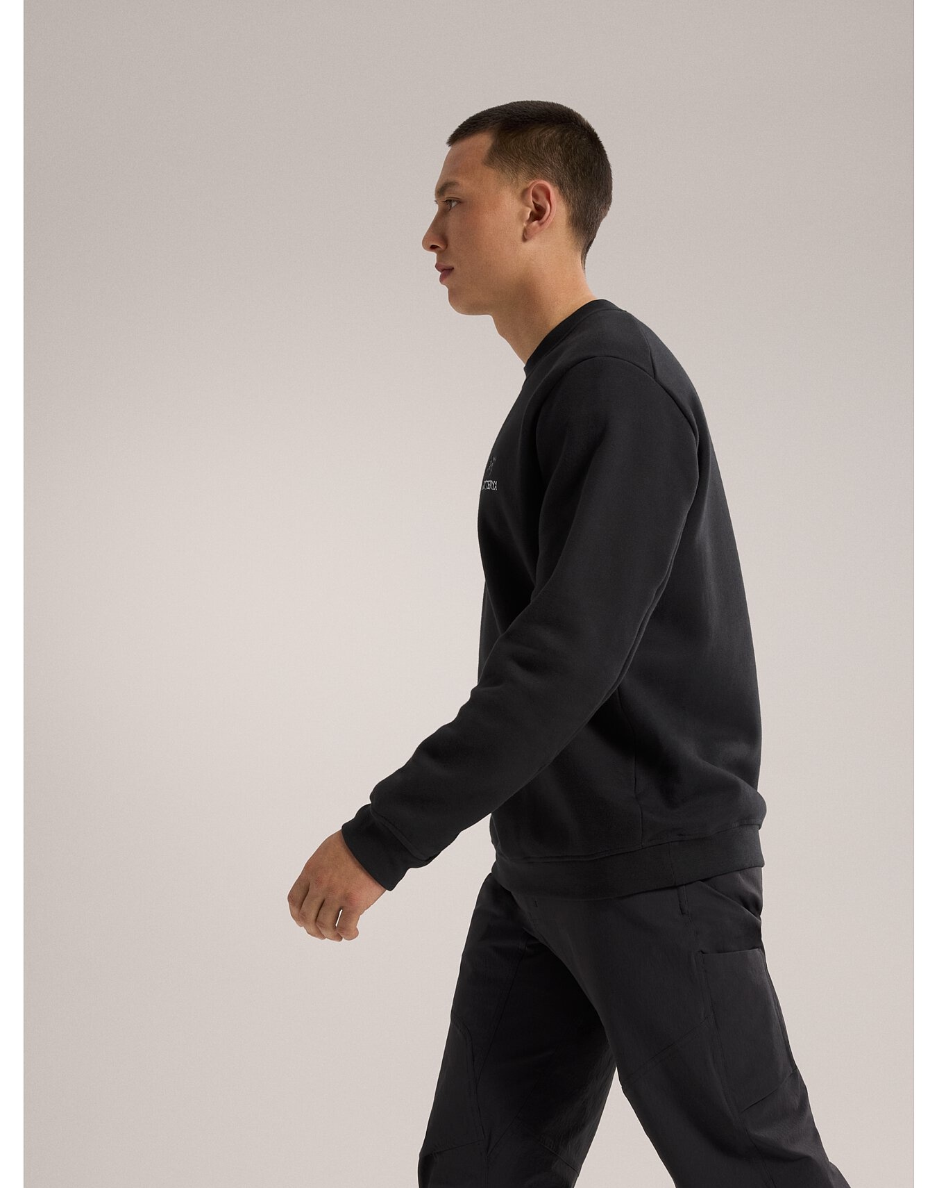 Emblem Fleece Crew Neck Pullover - 6