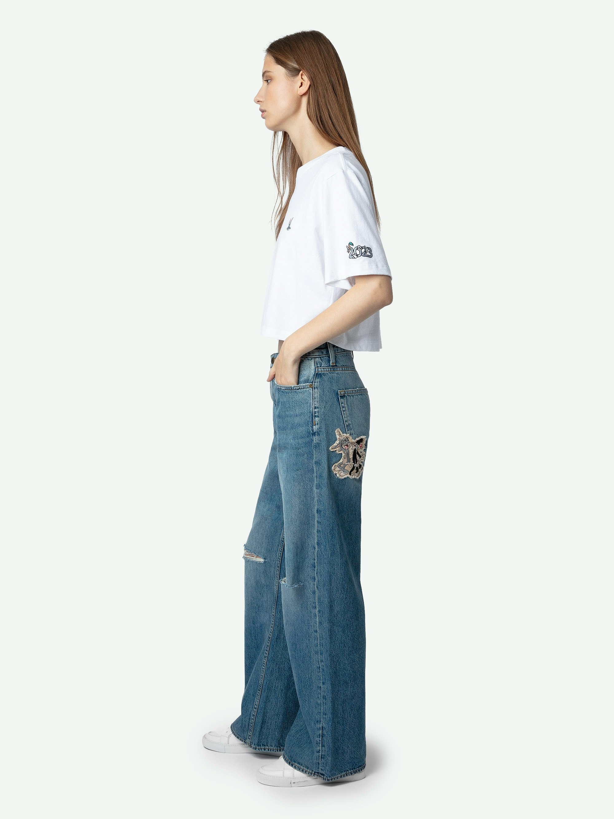 Whitney Wide Leg Jeans - 4