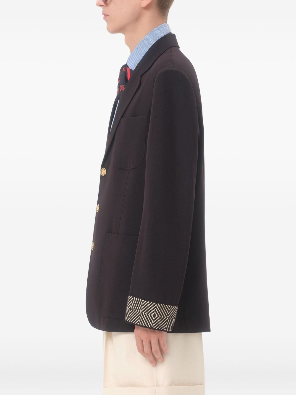 single-breasted blazer - 4
