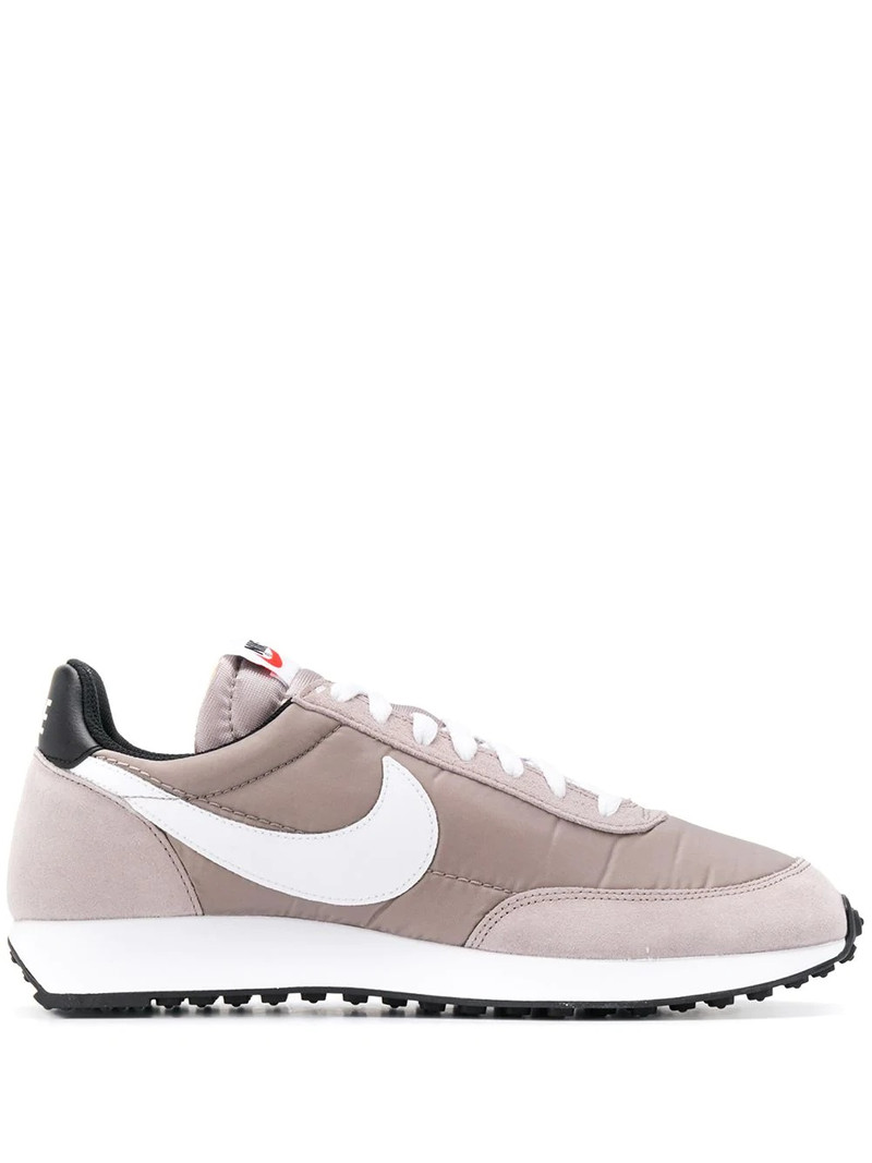low-top suede sneakers - 1