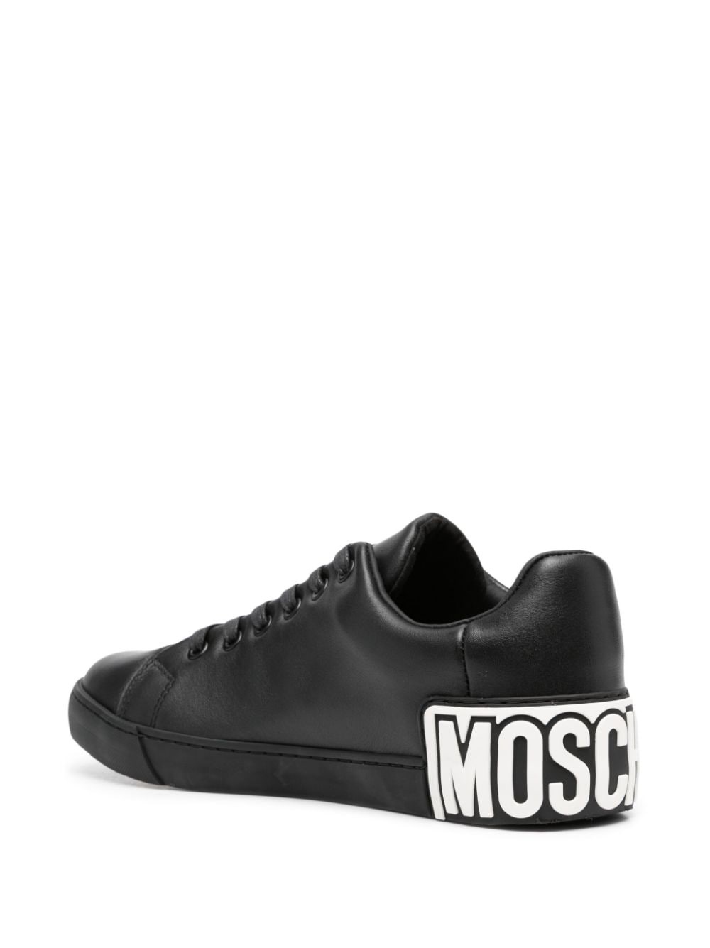 Maxilogo leather sneakers - 3