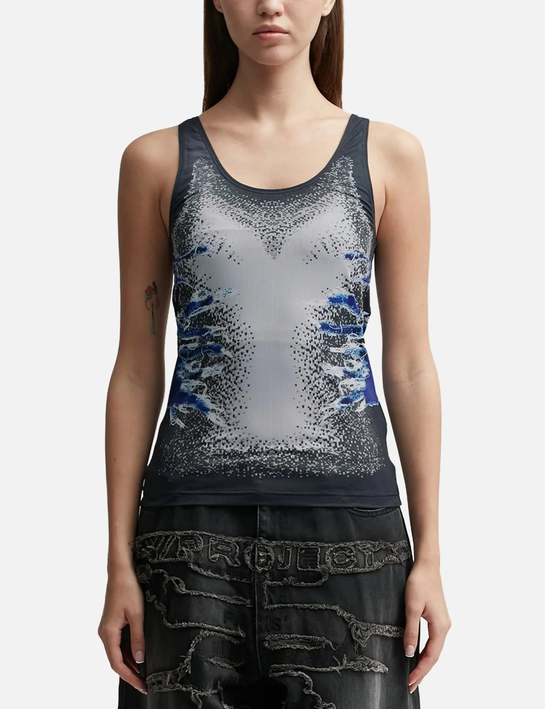 WHISKER PRINT TANK TOP - 1