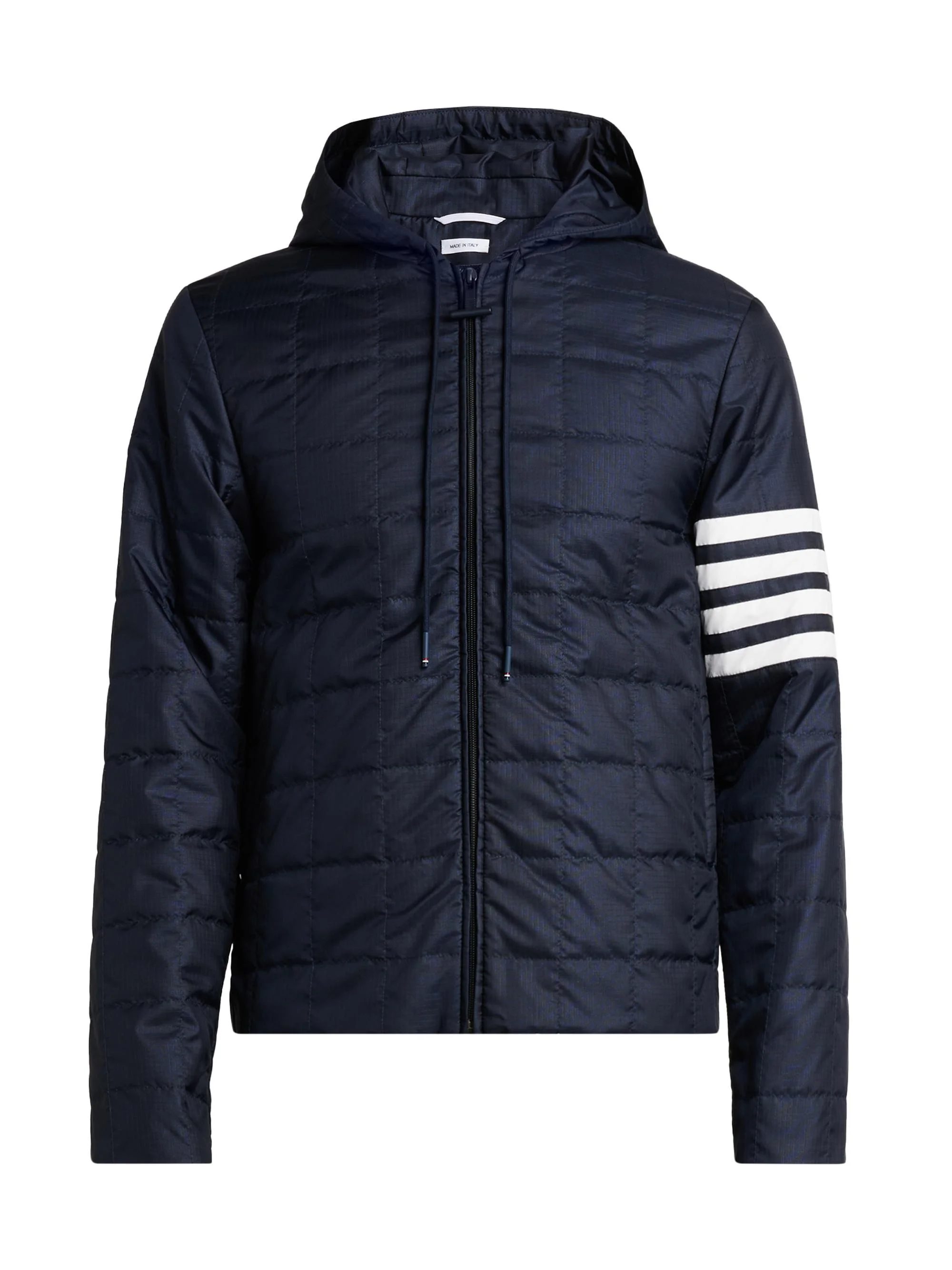 Men's Lightweight Ripstop Liner Hooded Jacket - Navy - 1