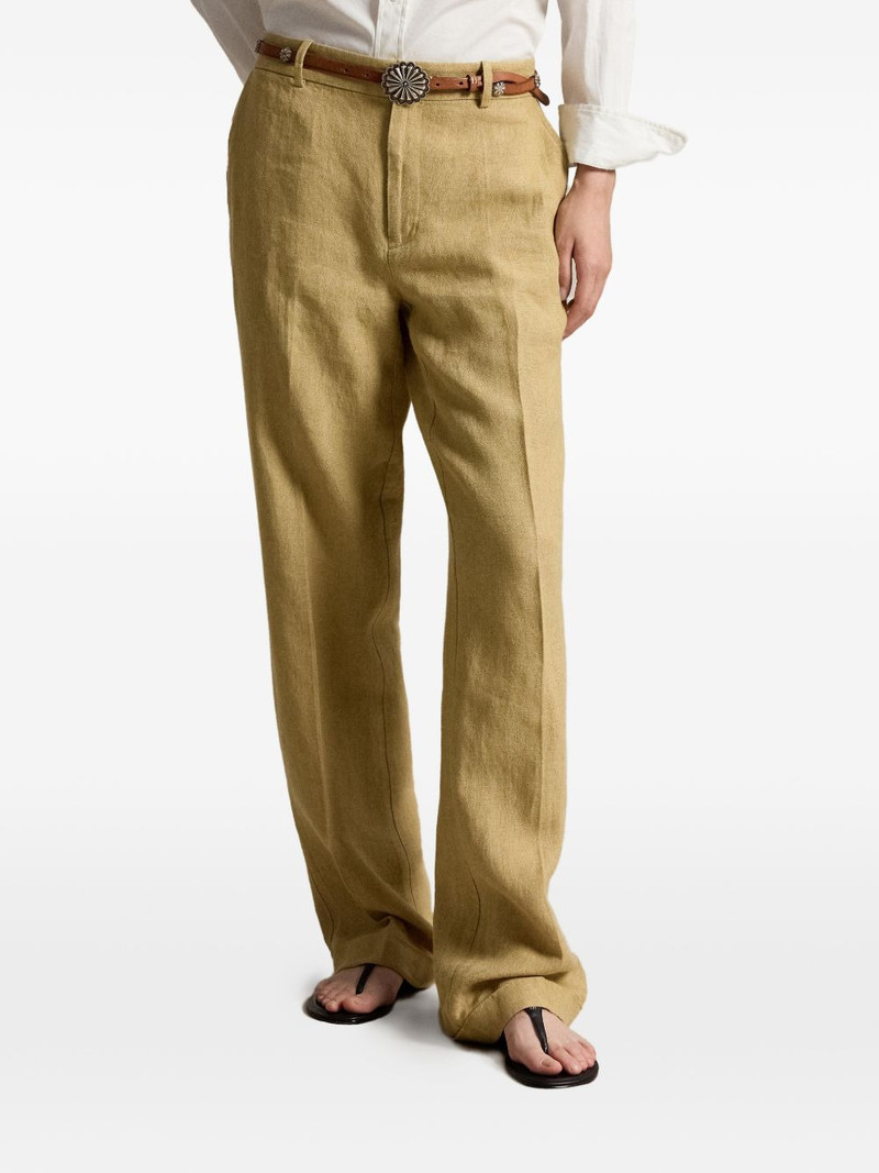 pleat-detail tailored trousers 3