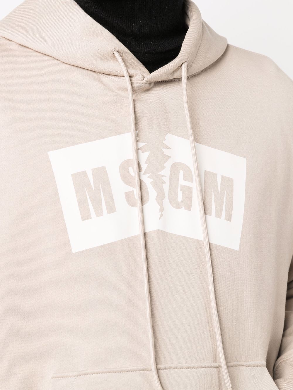 logo-printed hoodie - 5