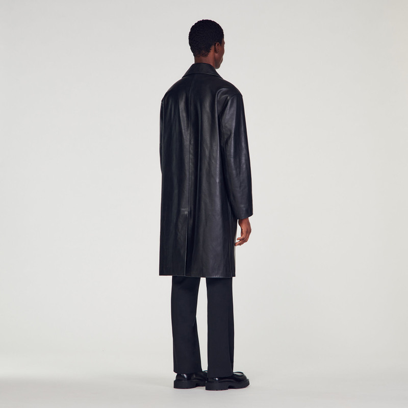 LONG LEATHER COAT 6