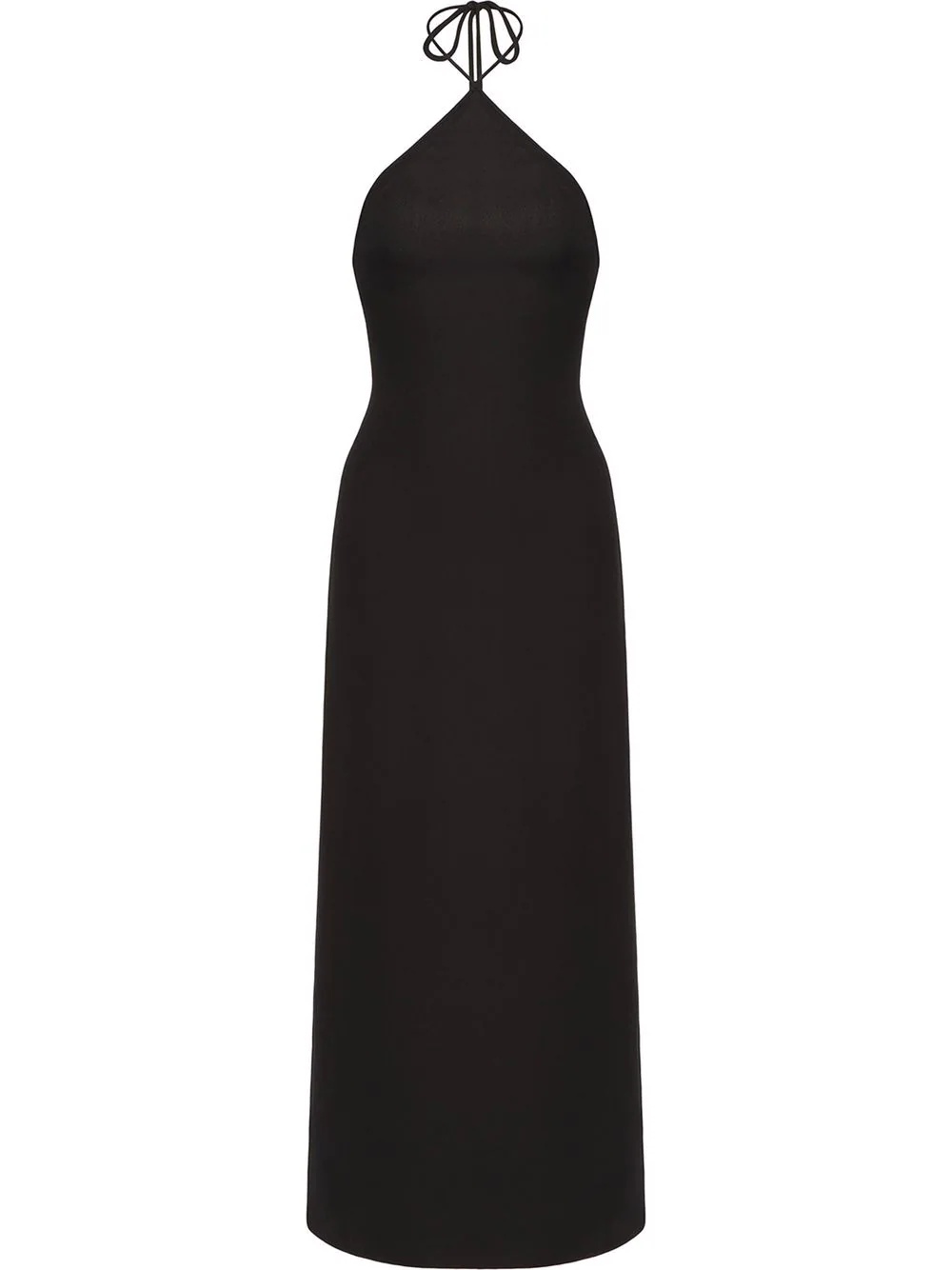 halterneck sleeveless dress - 1