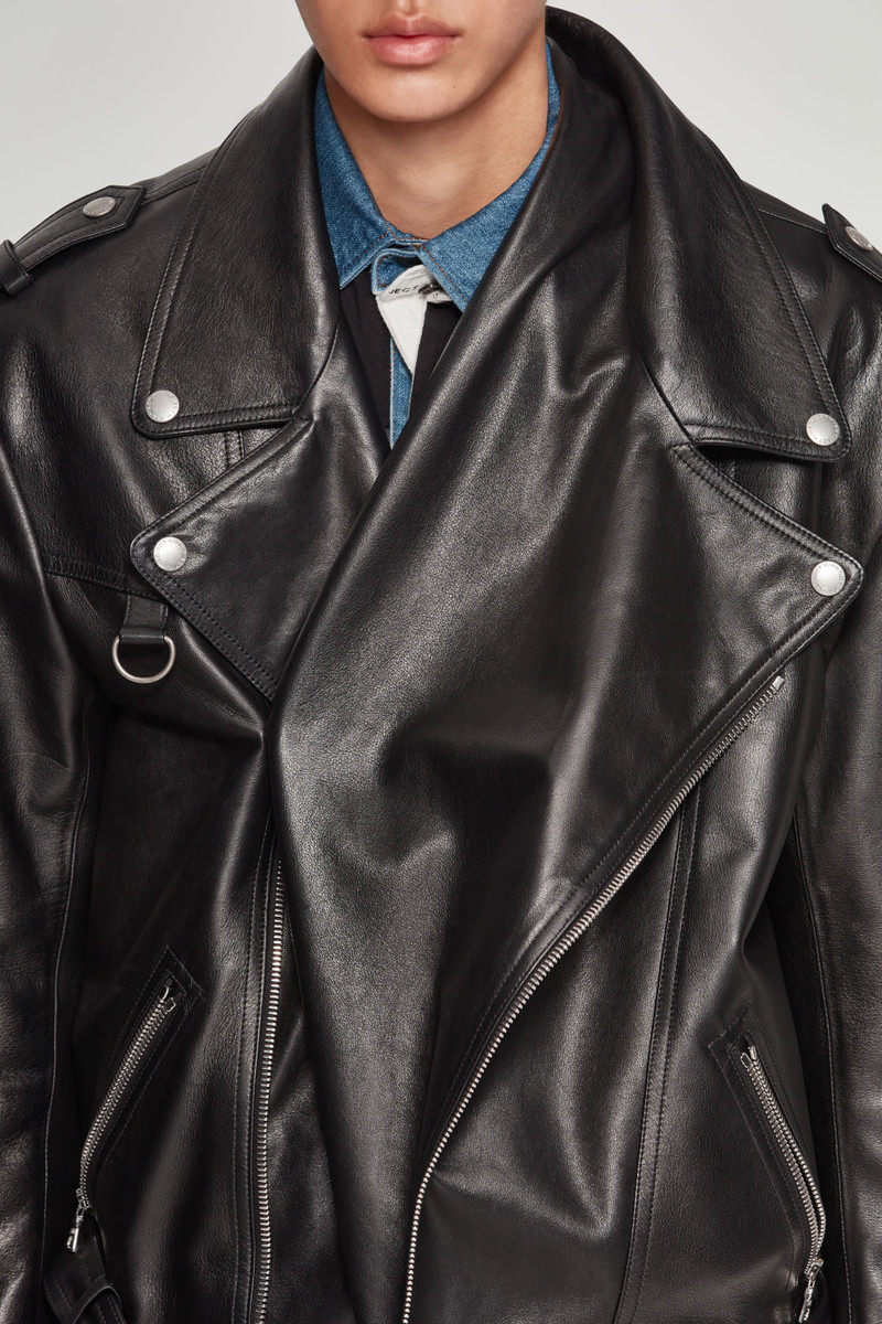 Twisted Lapel Biker Jacket 4