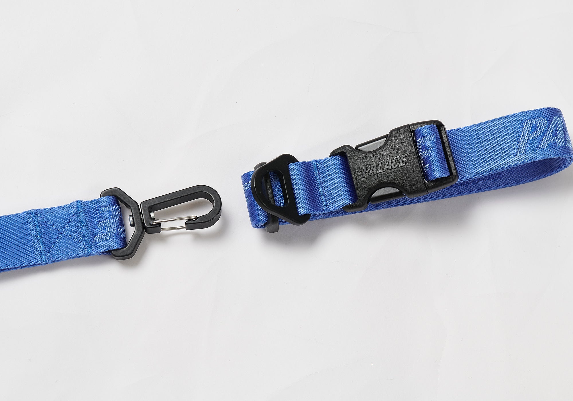 JACQUARD LOGO DOG COLLAR AND LEAD BLUE - 6