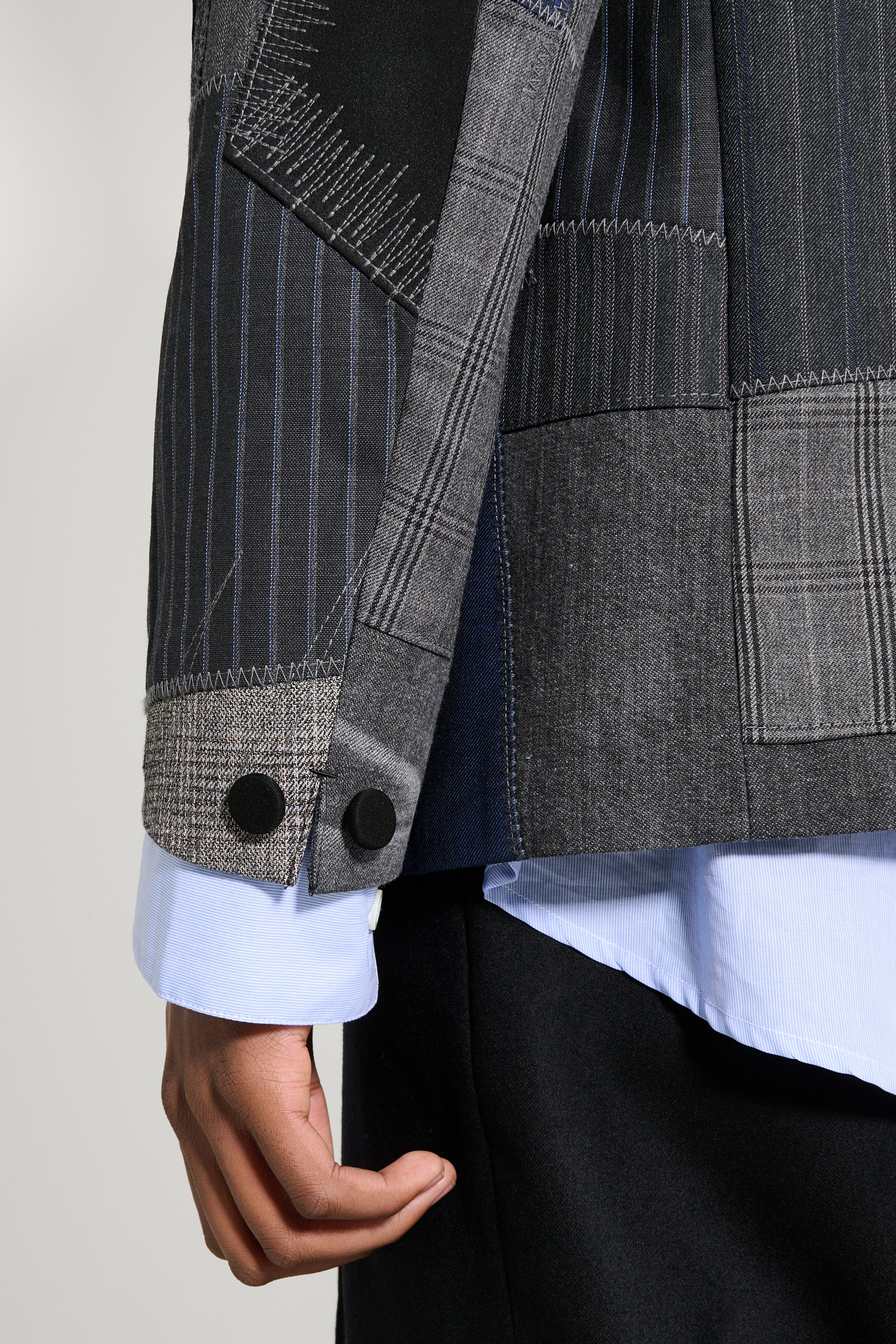 JUNYA WATANABE MAN PATCHWORK JACKET MULTI - 7