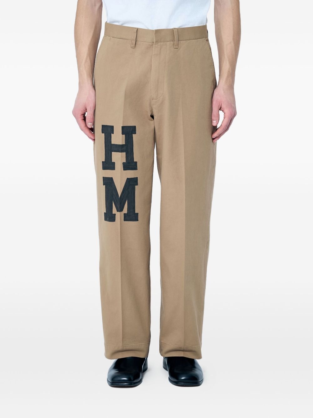 logo-print trousers - 3