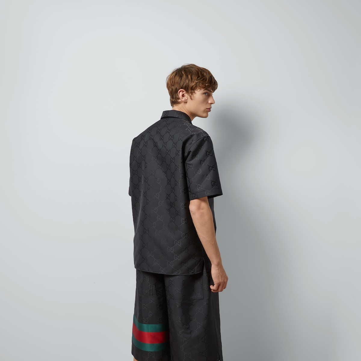 GUCCI GG nylon jacquard shirt | REVERSIBLE