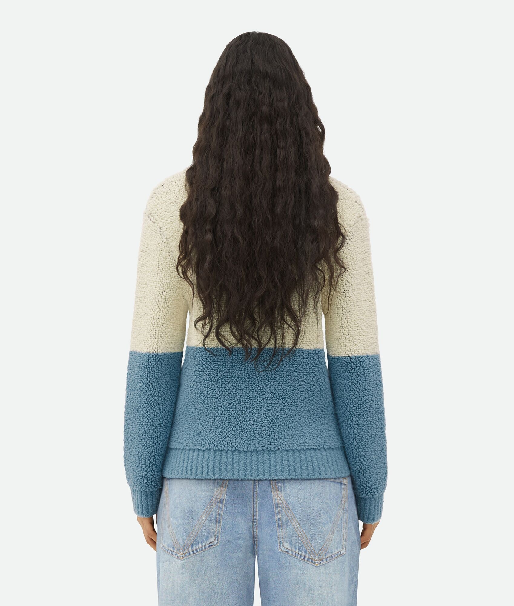 Heavy Wool Jacquard John John Sweater - 3