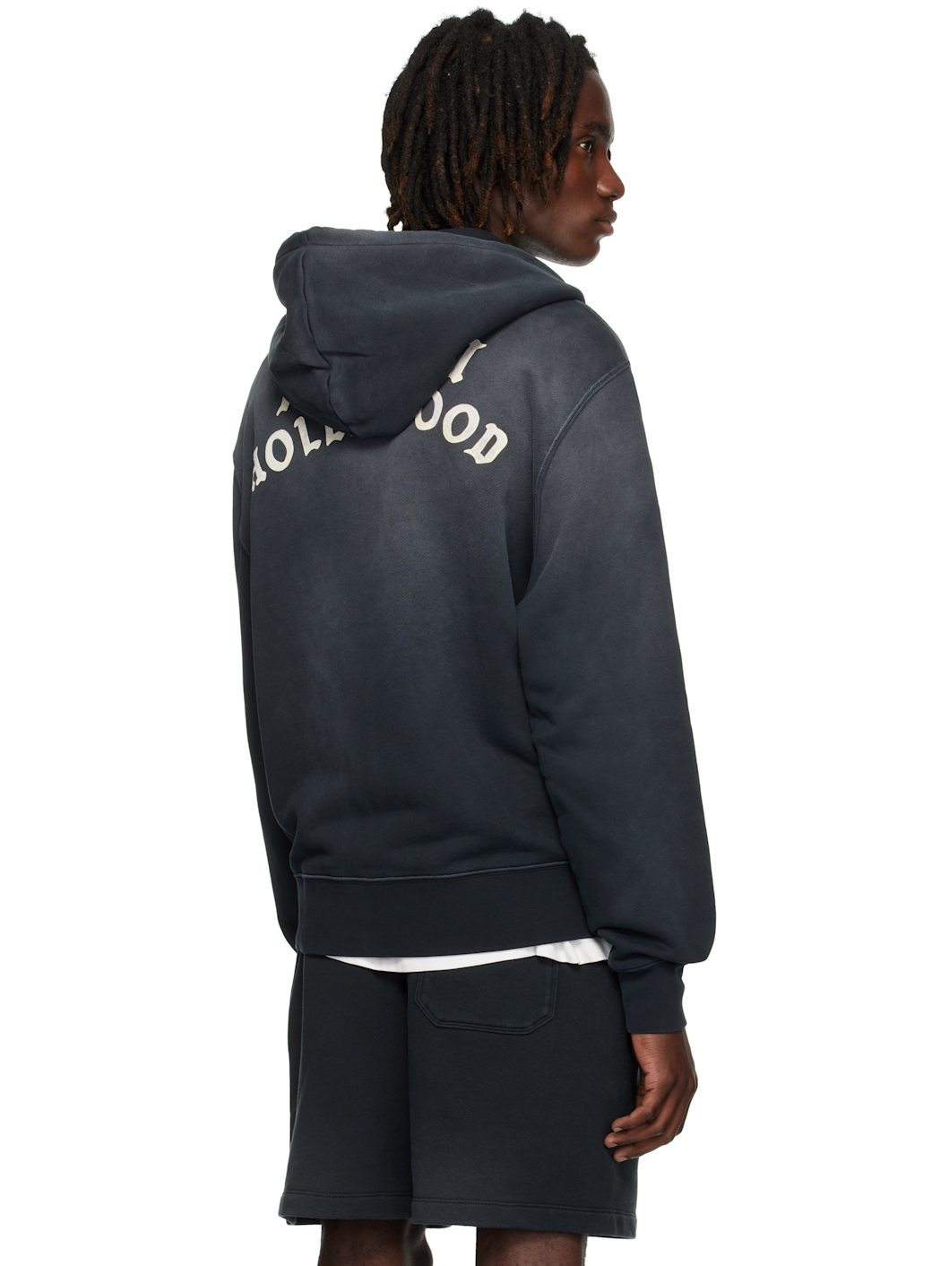 Black 'AMIRI Hollywood' Zip Hoodie - 3