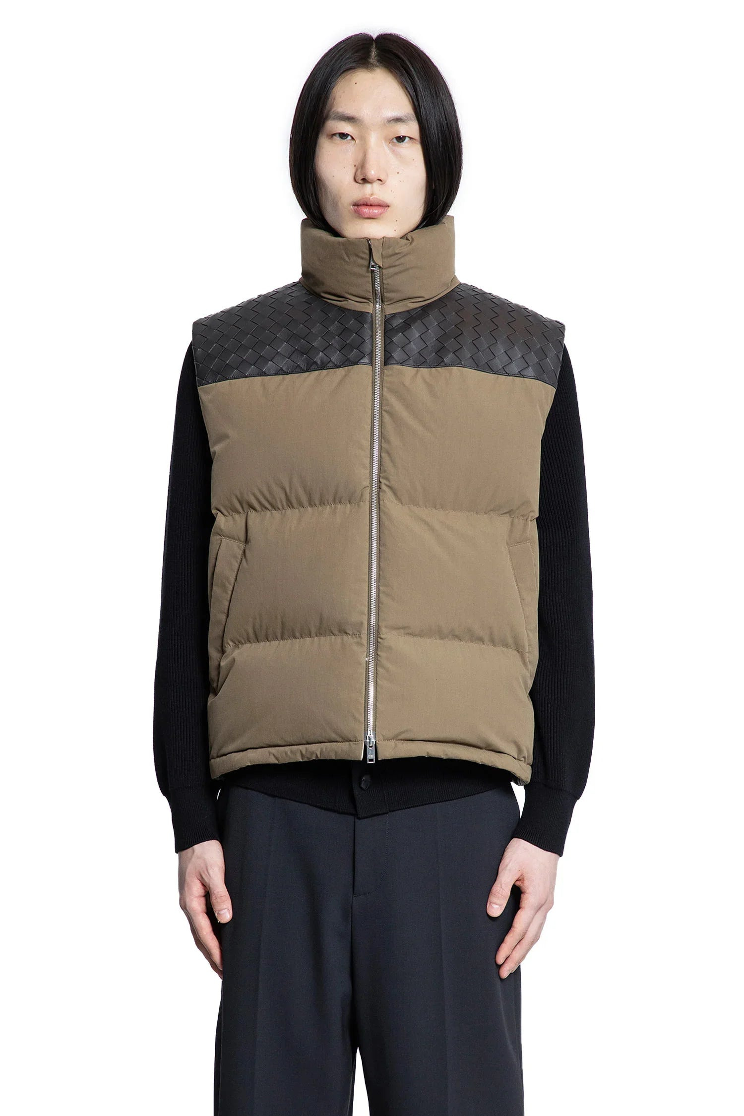 Frosted-Poplin-Puffer-Gilet - 1