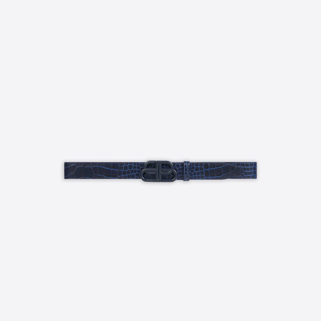 Men's Bb Large Belt in Blue - 1