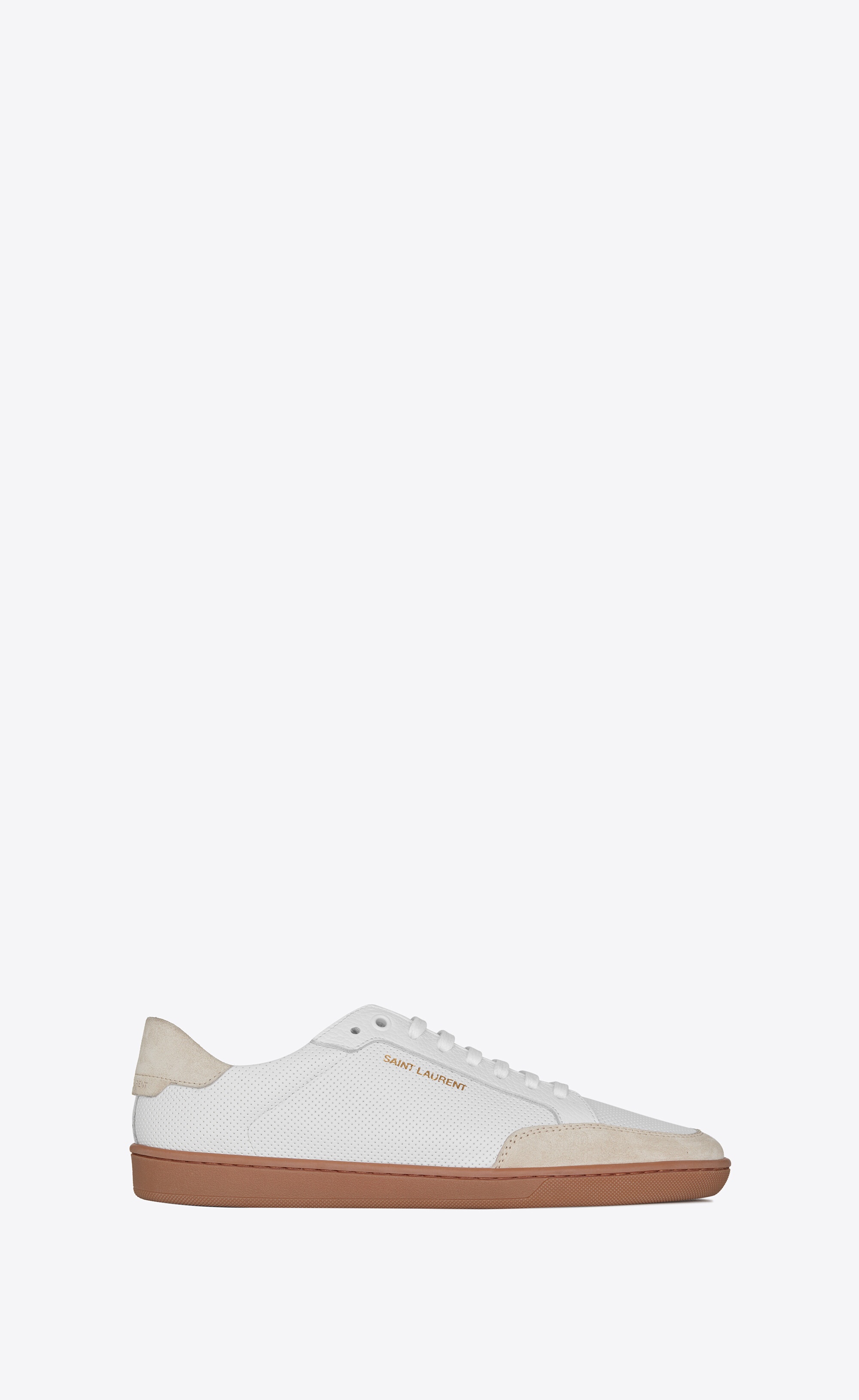 court classic sl/10 sneakers in perforated leather and suede - 1