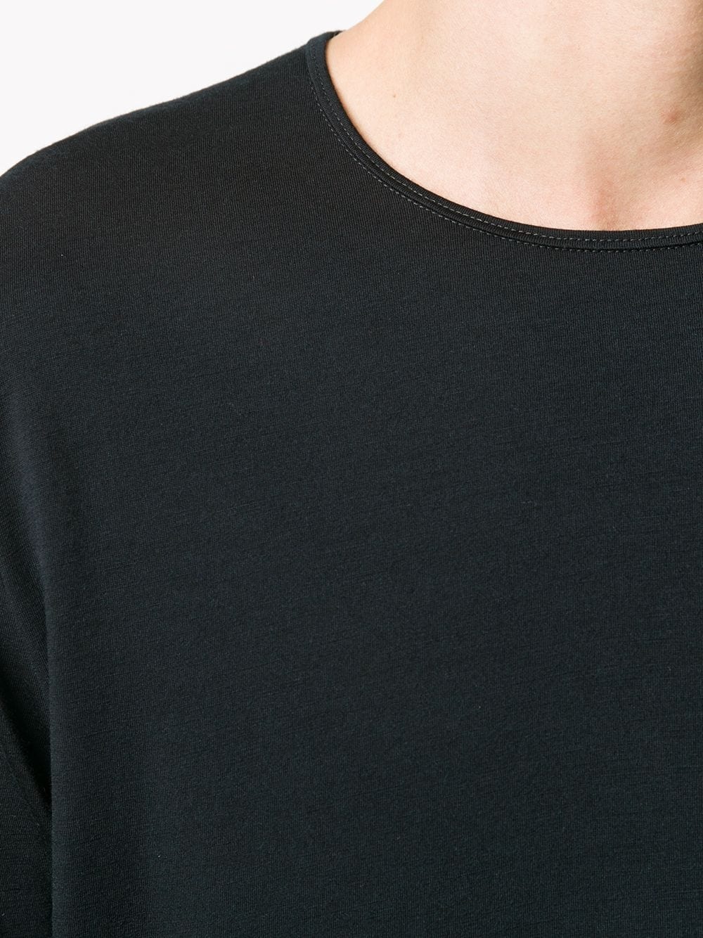 plain crew neck T-Shirt  - 5