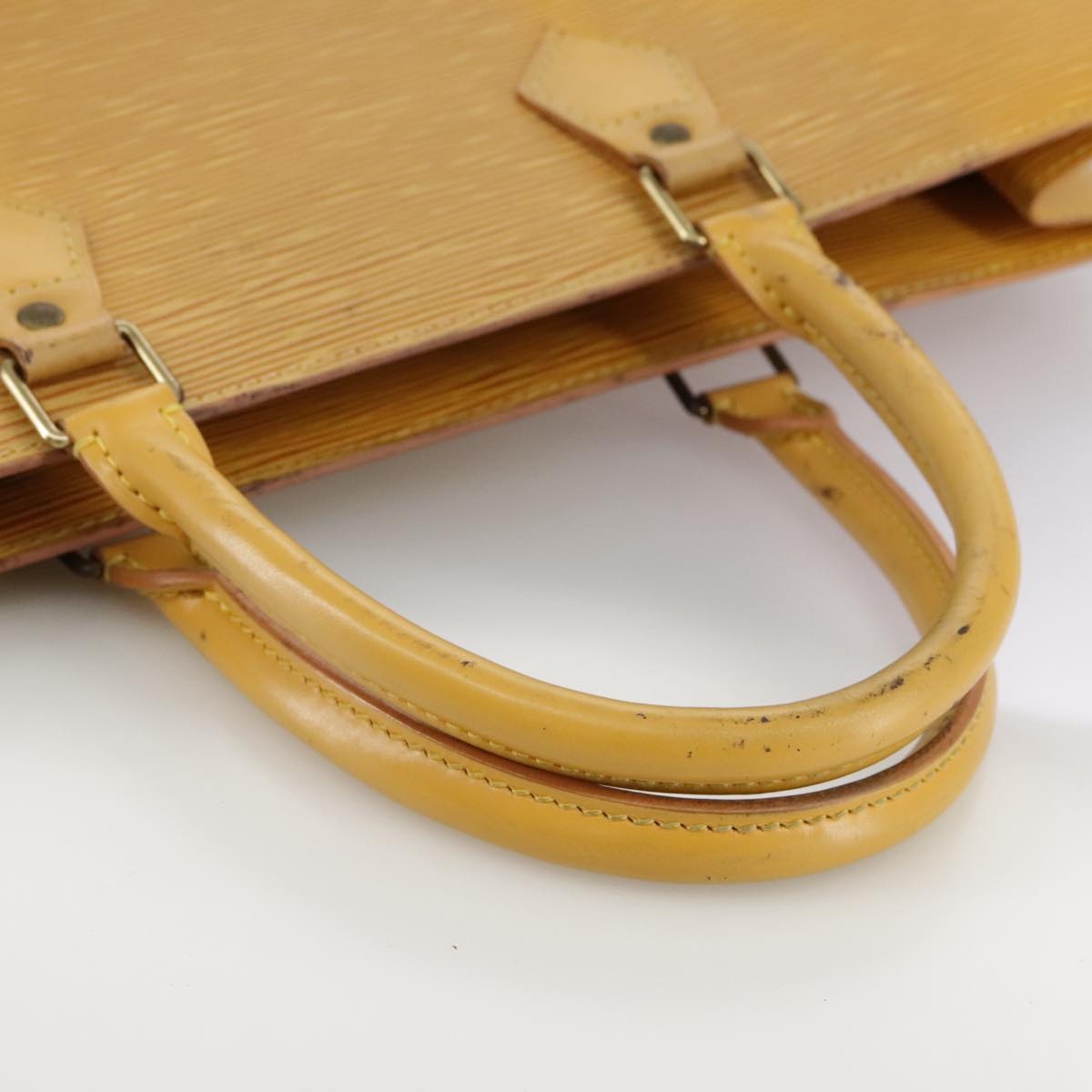 LOUIS VUITTON Epi Sac Plat Hand Bag Yellow M52079 - 7