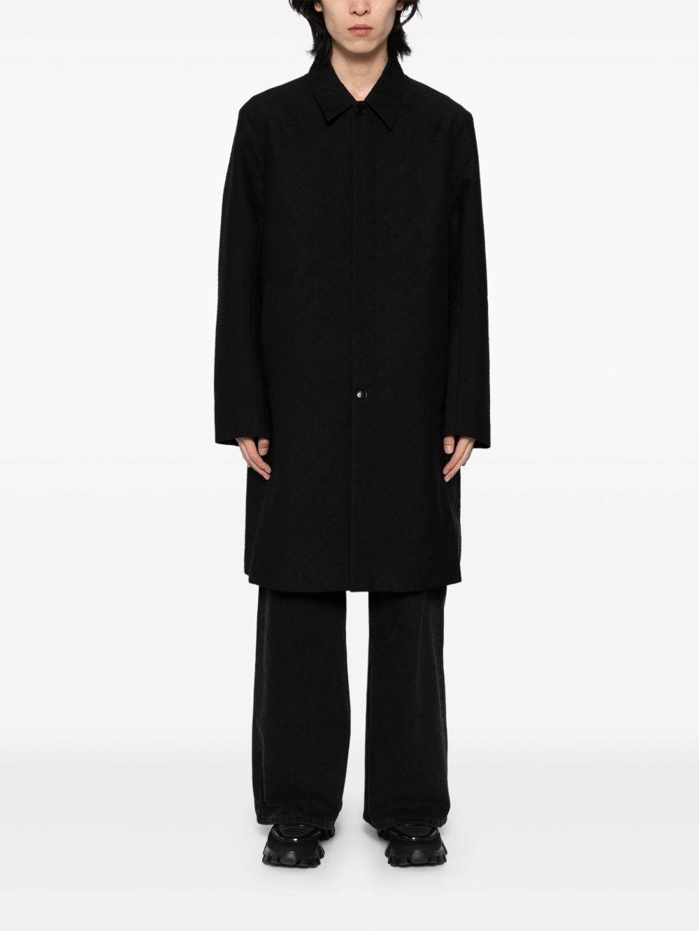 jacquard coat - 2