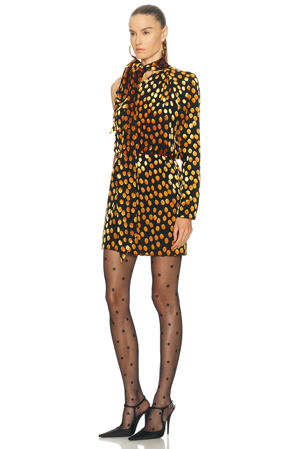 One Shoulder Mini Dress - 3