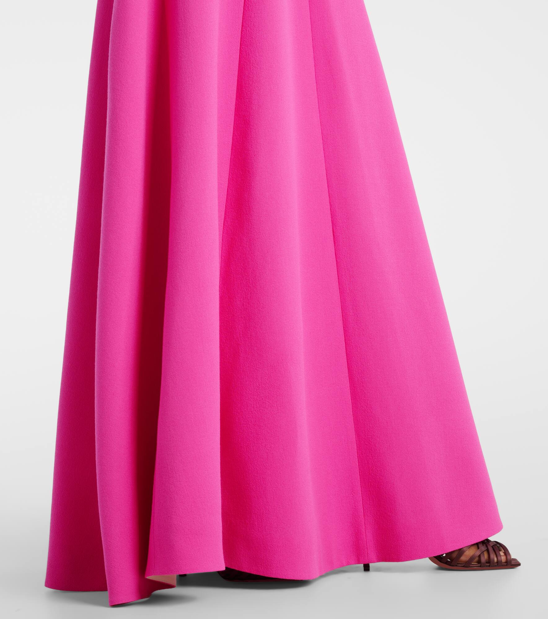 Malinda wool crêpe gown - 6