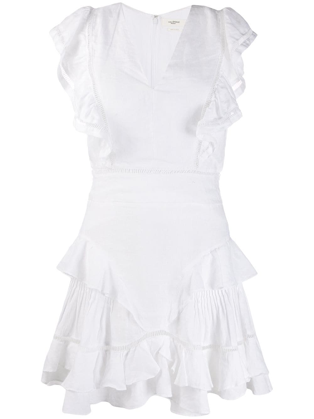 sleevless Audrey ruffle dress - 1