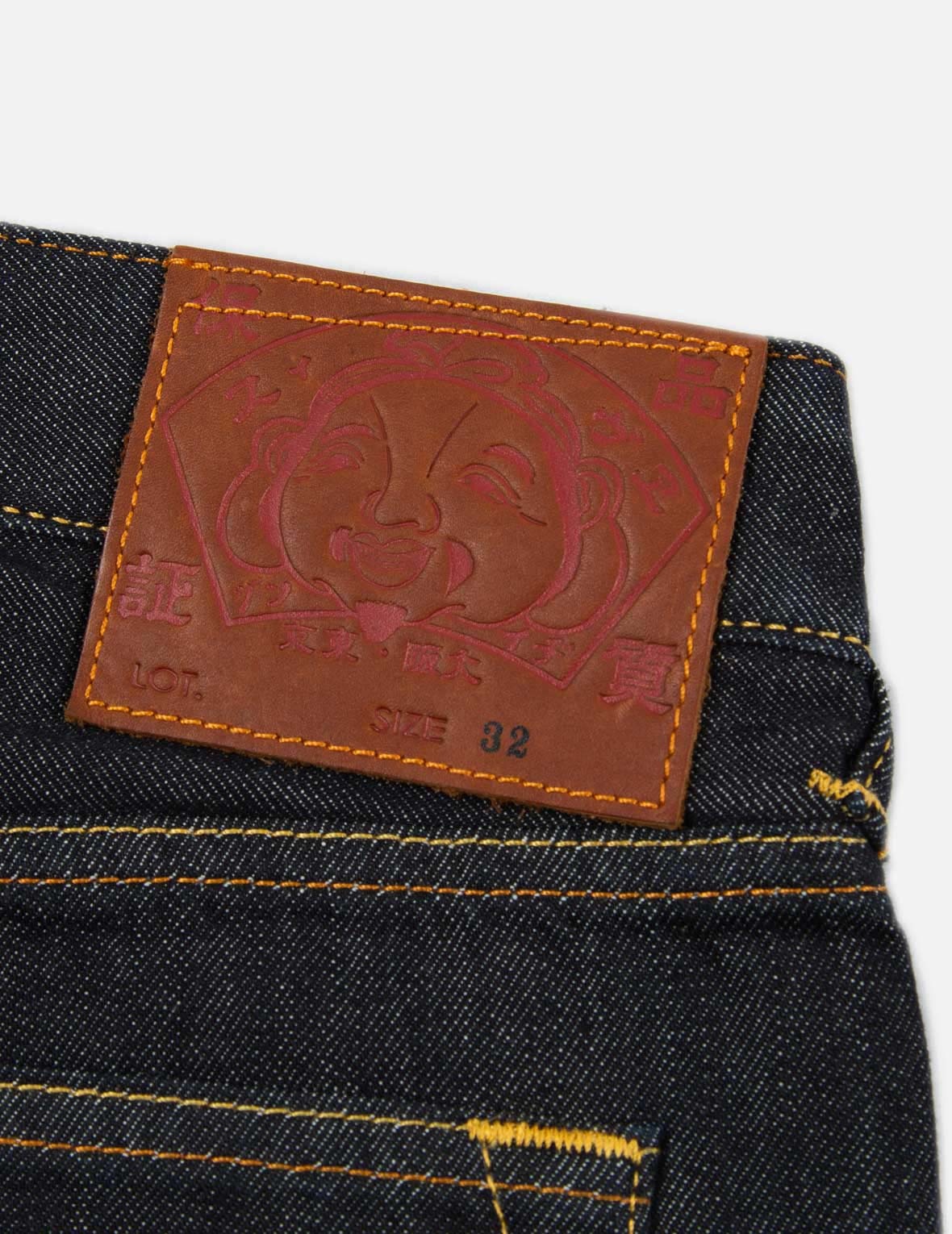 KOMAINU-PATTERN SEAGULL DENIM SHORTS - 8