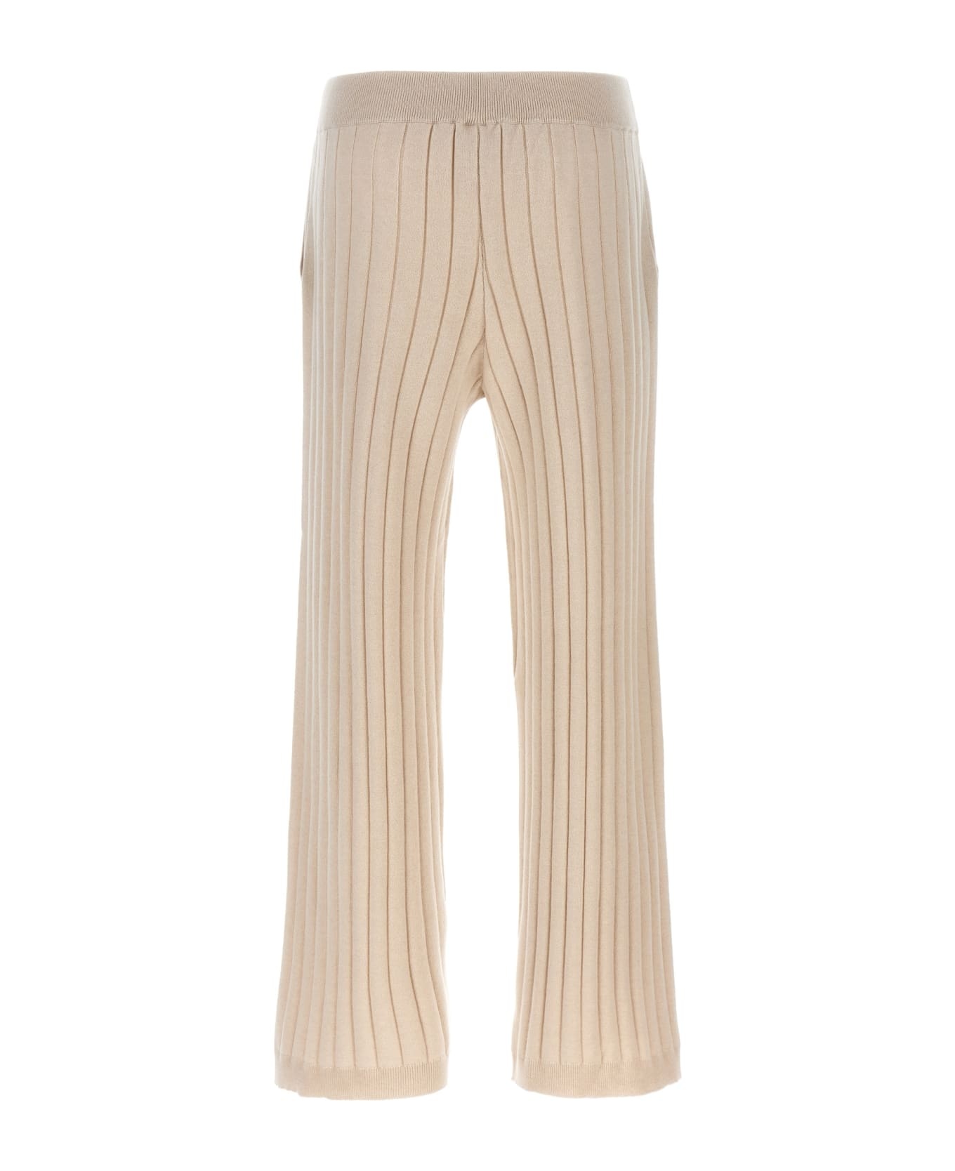 パンツ BRUNELLO CUCINELLI Cashmere knit trousers (M12193499 C079) BRUNELLO CUCINELLI Cable-knit cashmere tapered track pants
