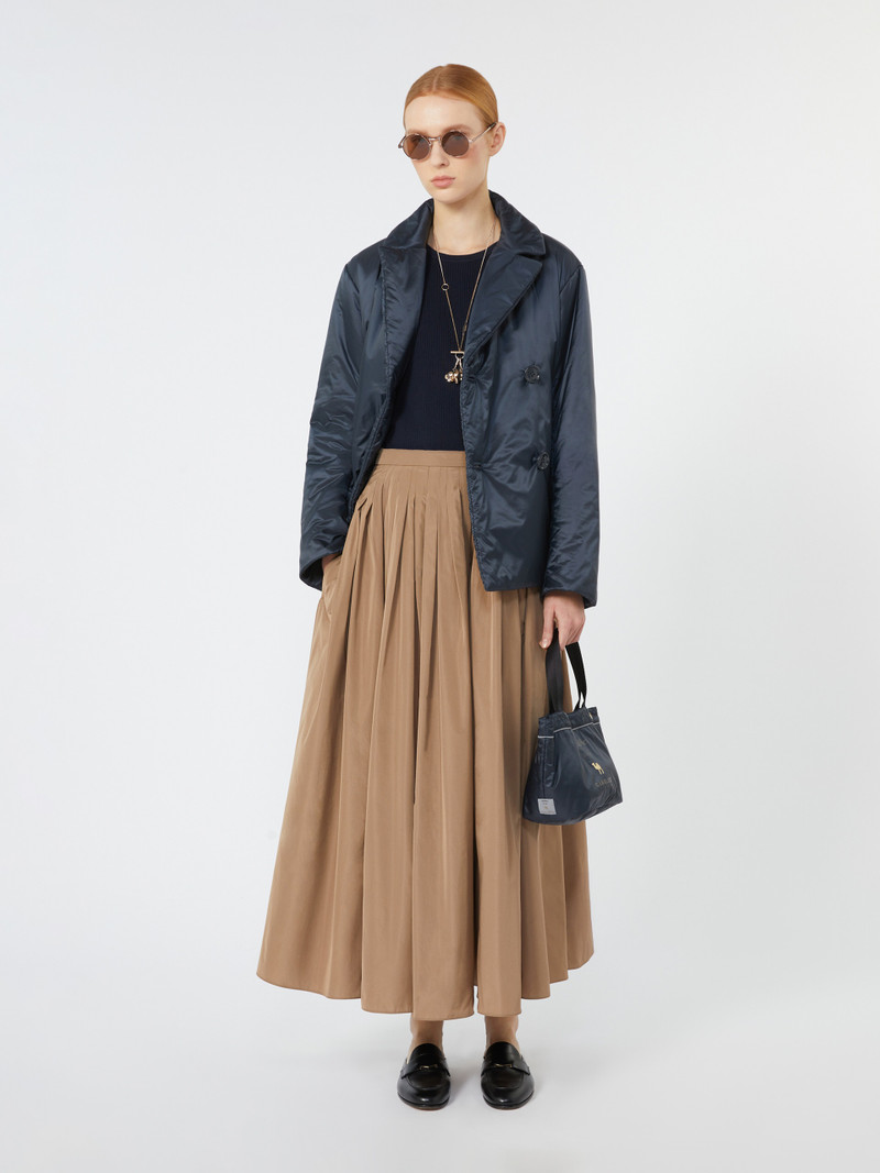Max Mara CAMELIA Padded double-breasted jacket in water-repellent canvas outlook