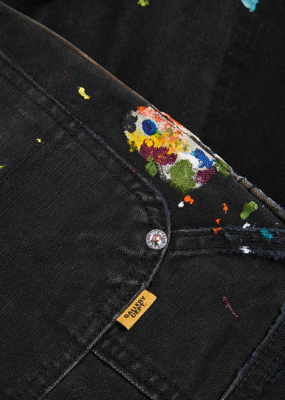 Gallery Dept. Carpenter Cut Off Canvas Shorts - 5