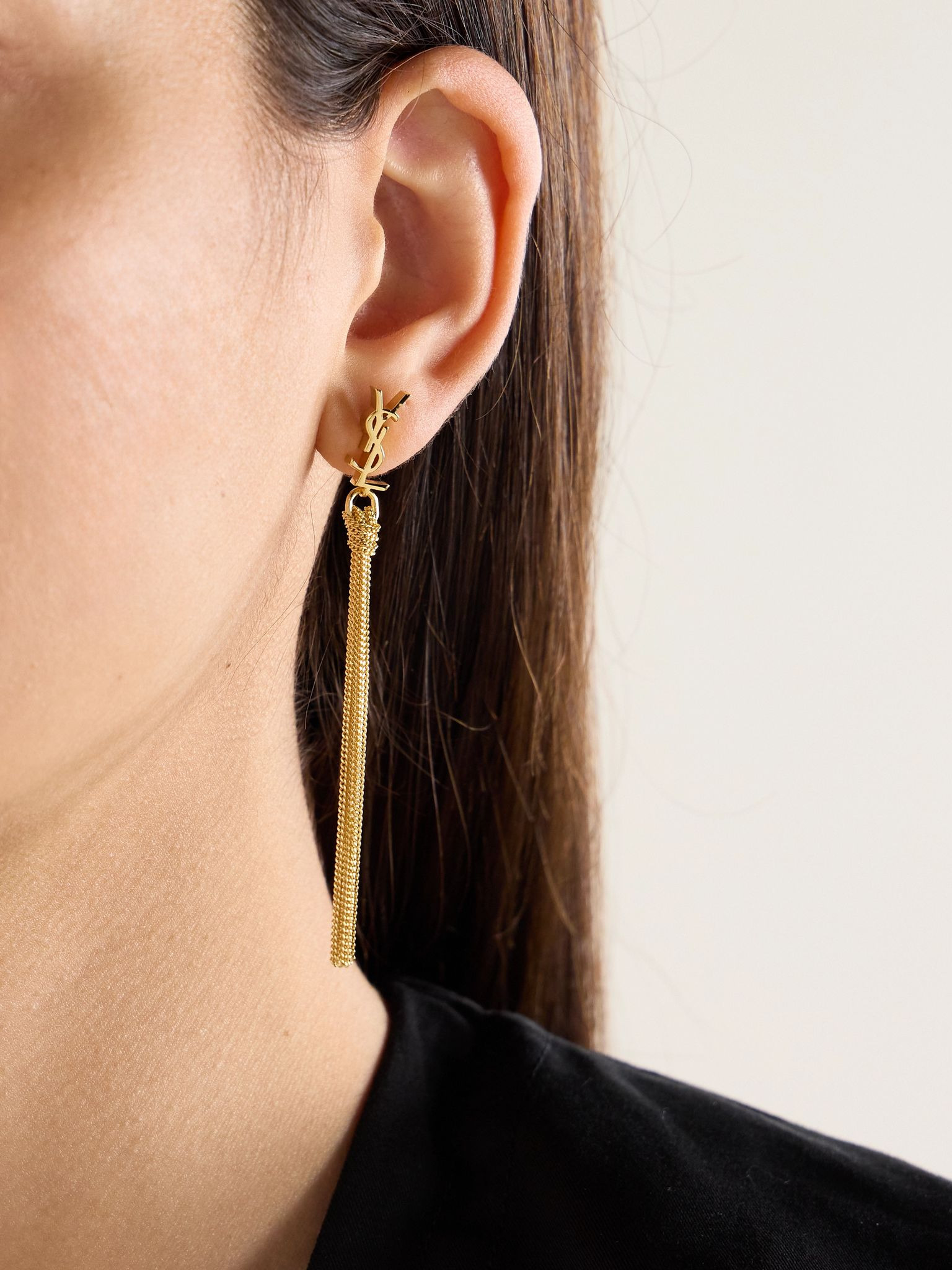 Tassel gold-tone earrings Gold - 2