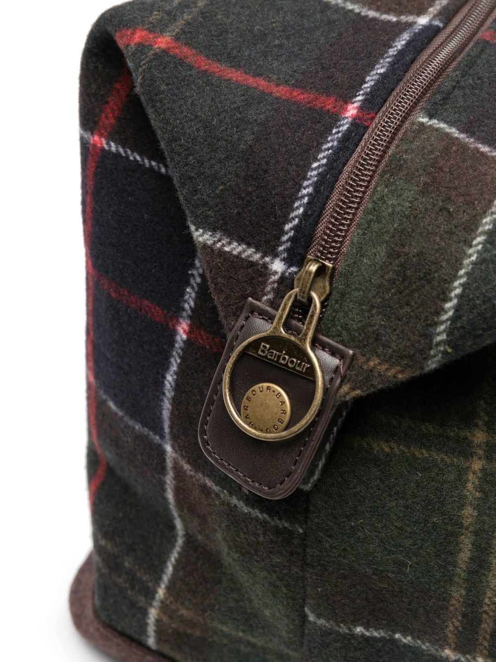 tartan-check holdall - 4