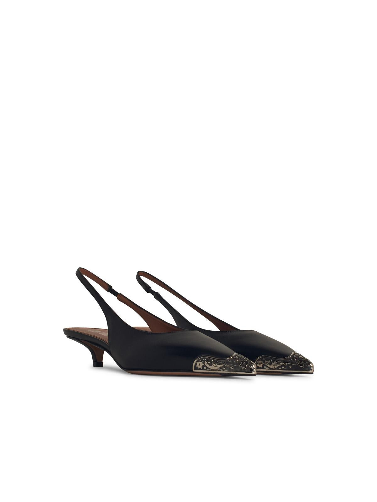Paris Texas 'Jessica' Leather Slingbacks Women - 2