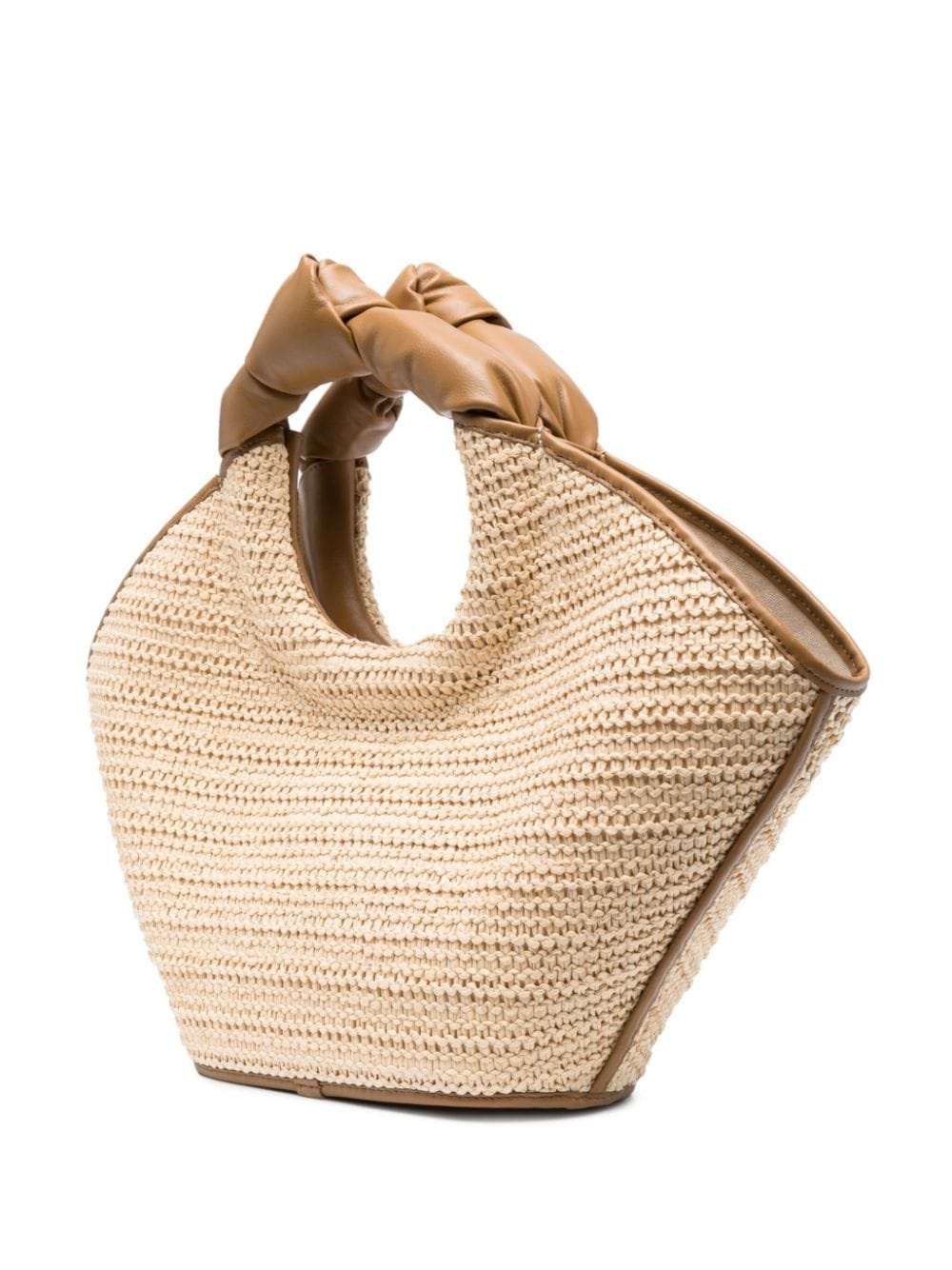 twisted-handle raffia tote bag 3