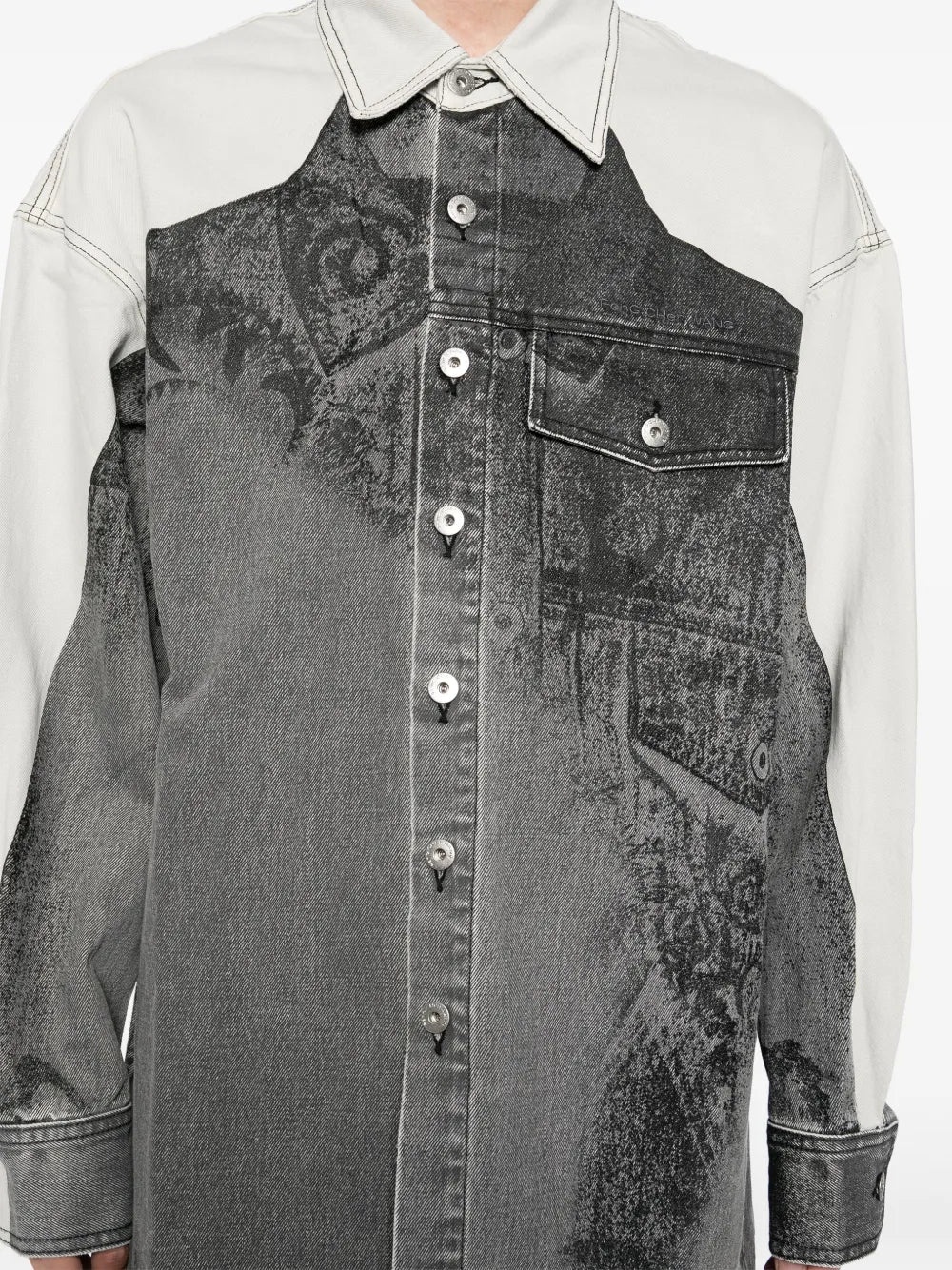 PRINTED DENIM JACKET - 5