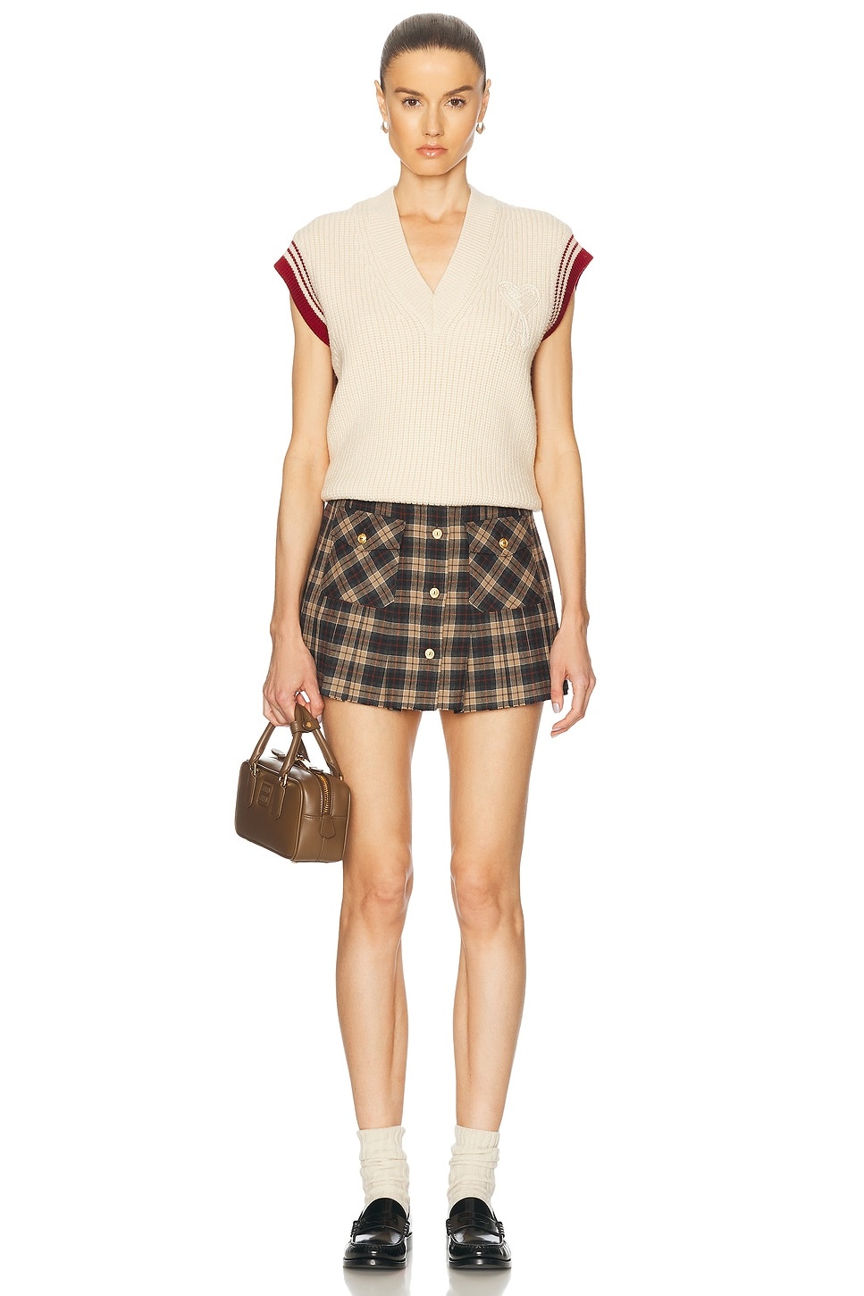 Ribbed Sweater Vest - 5