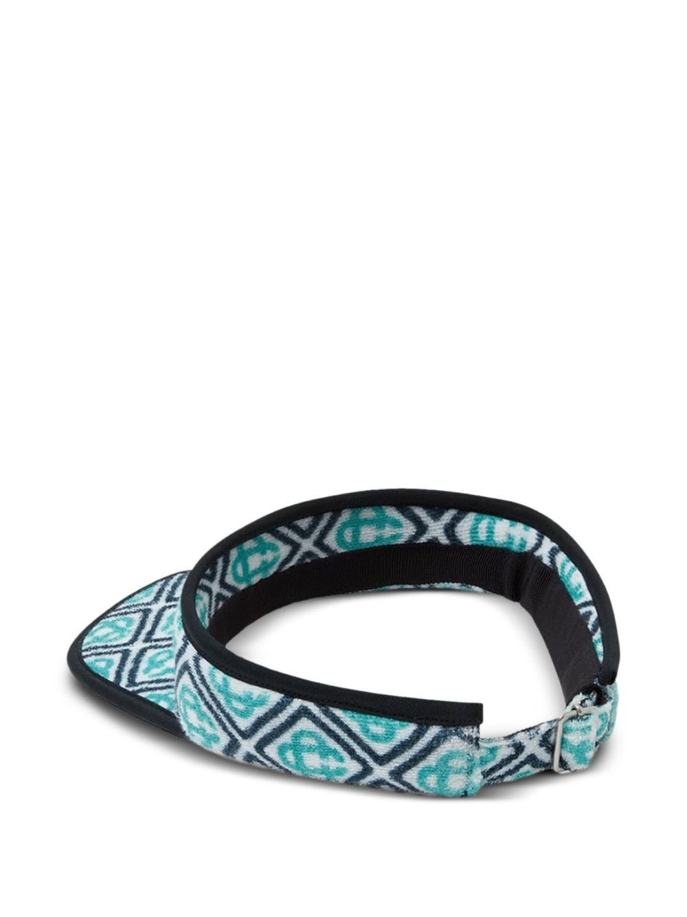 Beach Club monogram-pattern visor - 2