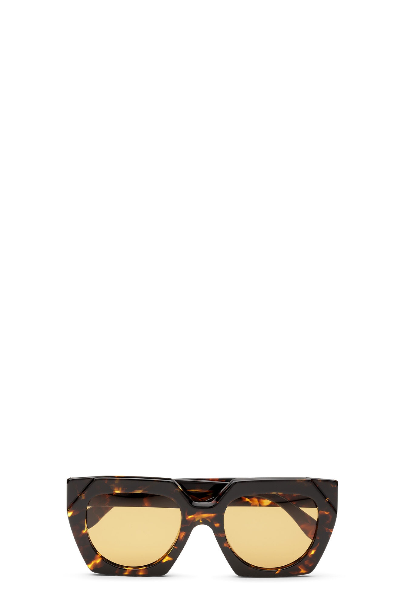 BROWN OVERSIZED SUNGLASSES - 1